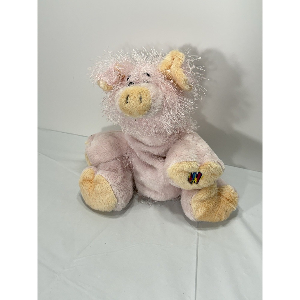 Ganz Webkinz Pink Pig Plush Stuffed Toy Animal HM002 No Code